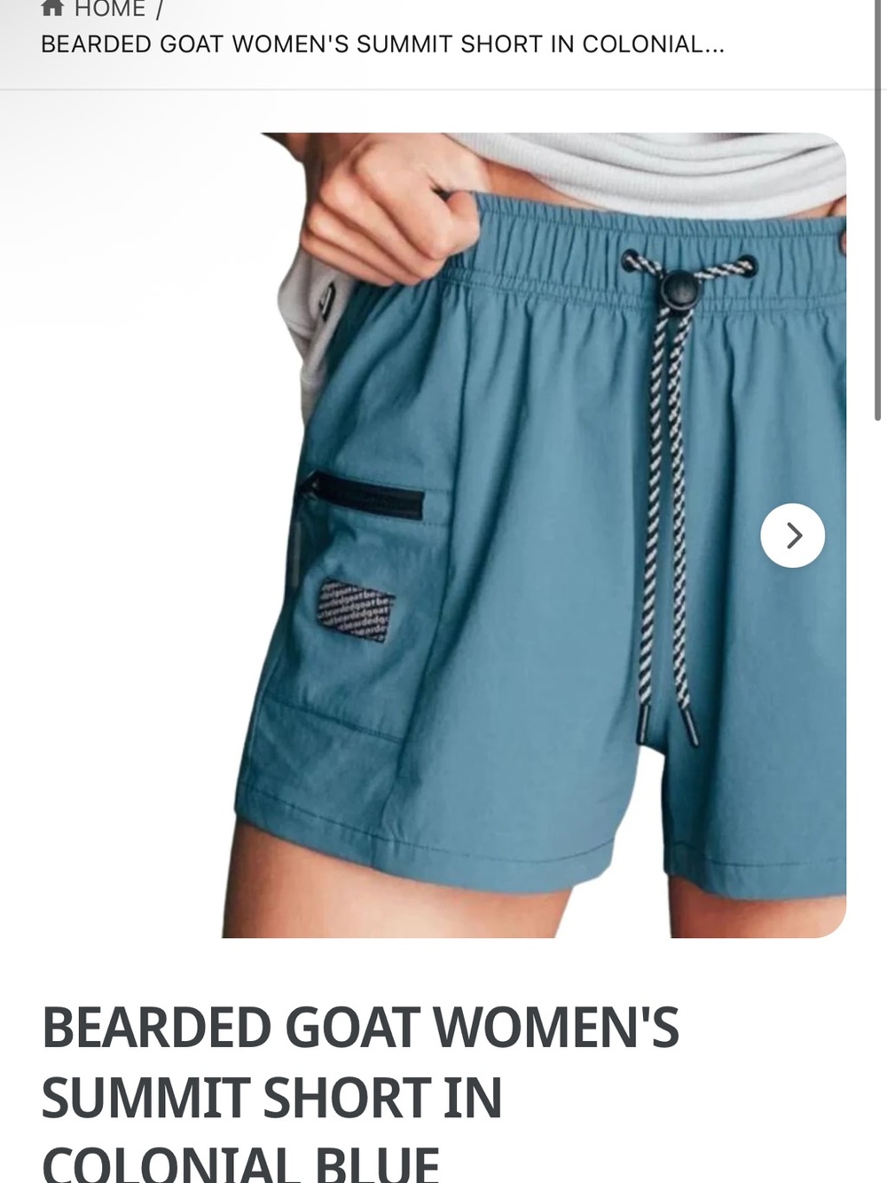 Bearded Goat Women’s Shorts - Size: Small.